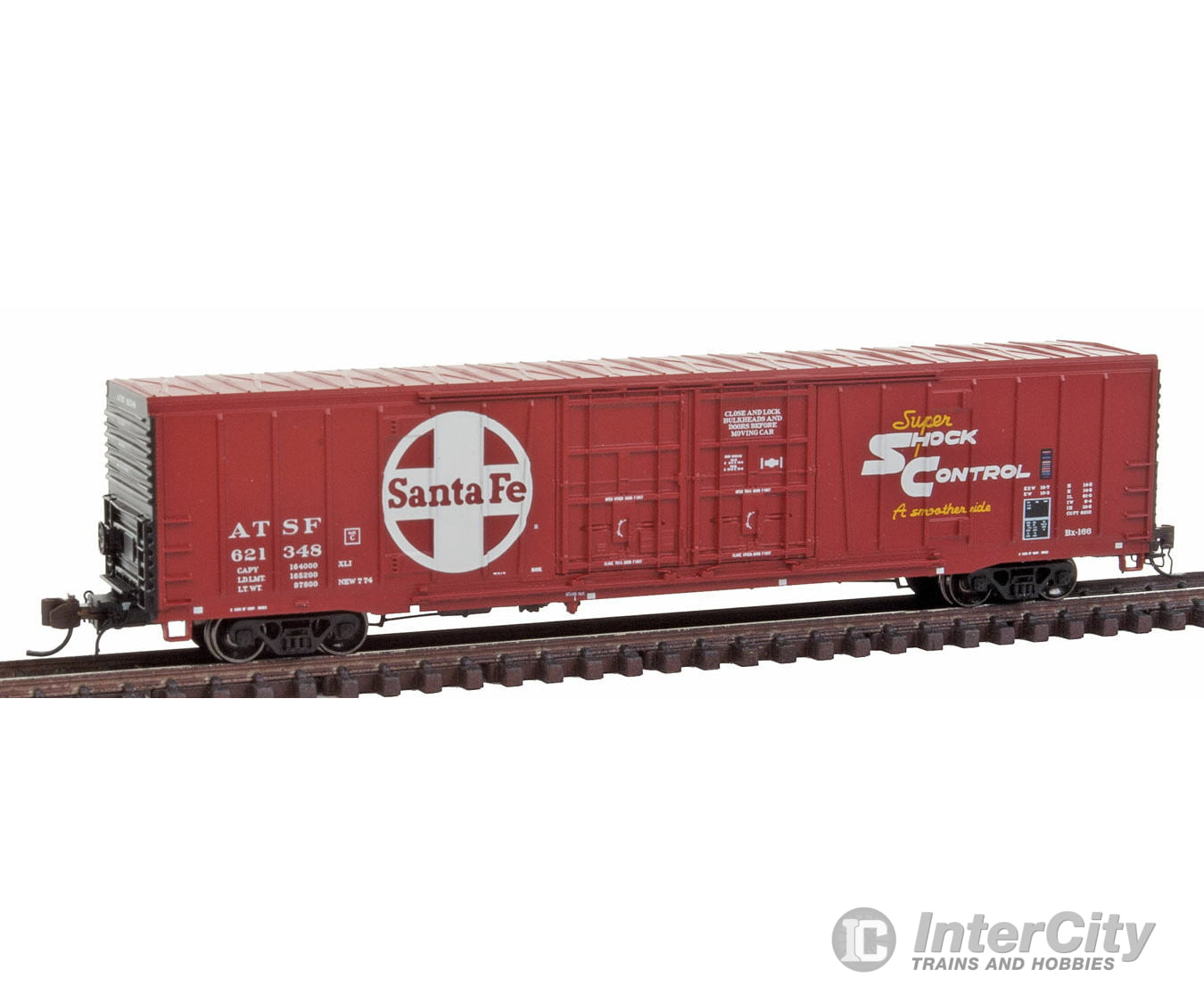 Blma Models N 18040 Santa Fe Class Bx-166 60 Beer Boxcar - Ready To Run -- #621348 (1974 Scheme Red