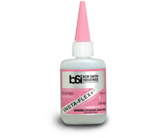 Bob Smith Glue 120 Insta-Flex+ Clear Rubber Toughened Ca 1Oz Gap Filling Medium Glues & Adhesives