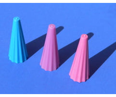 Bob Smith Glue 313 Extra Ca Over Caps (30/Box) Asst. Colors Glues & Adhesives