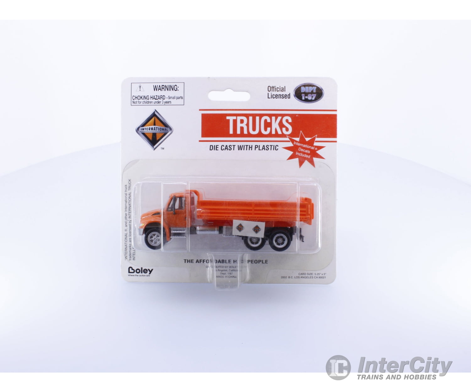 Boley 4105-99 HO International Two Axle Dump Truck Cars & Trucks