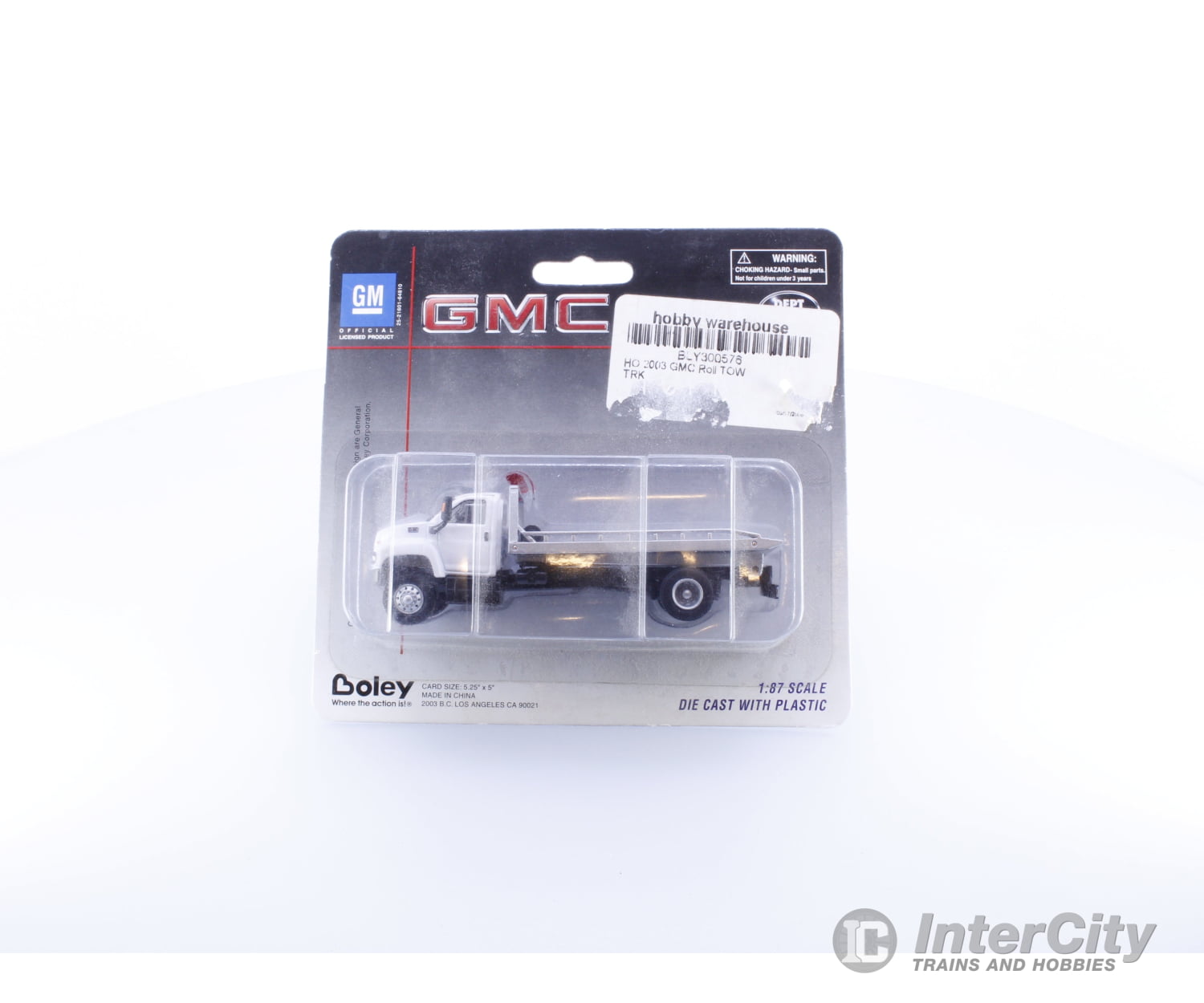 Boley BLY300578 HO 2003 GMC Roll Tow Truck Cars & Trucks