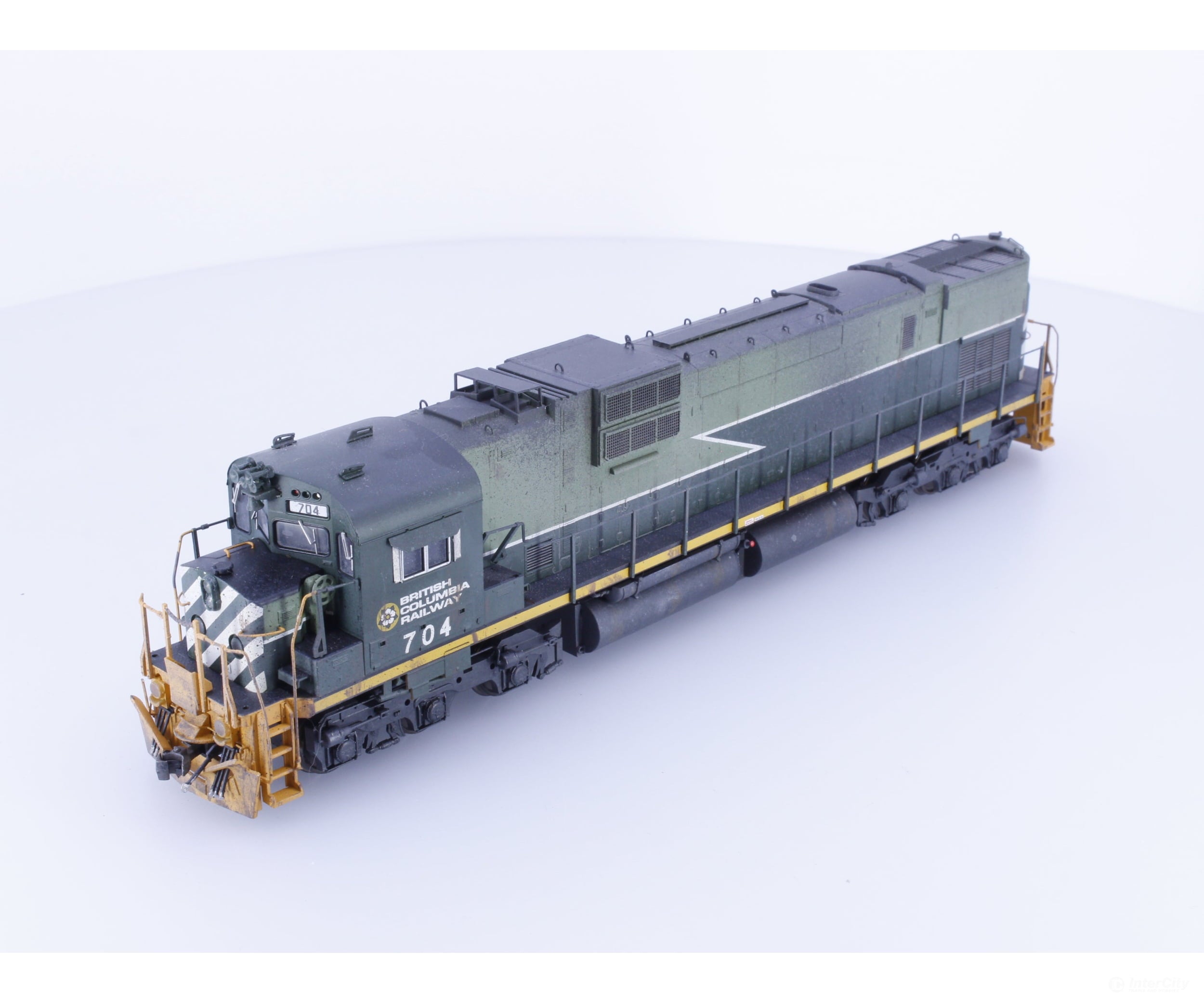 Bowser 23448 HO Alco C630M Diesel Locomotive Lightly Weathered BC Rail (BCOL) 704 DCC & Tsunami Sound Locomotives