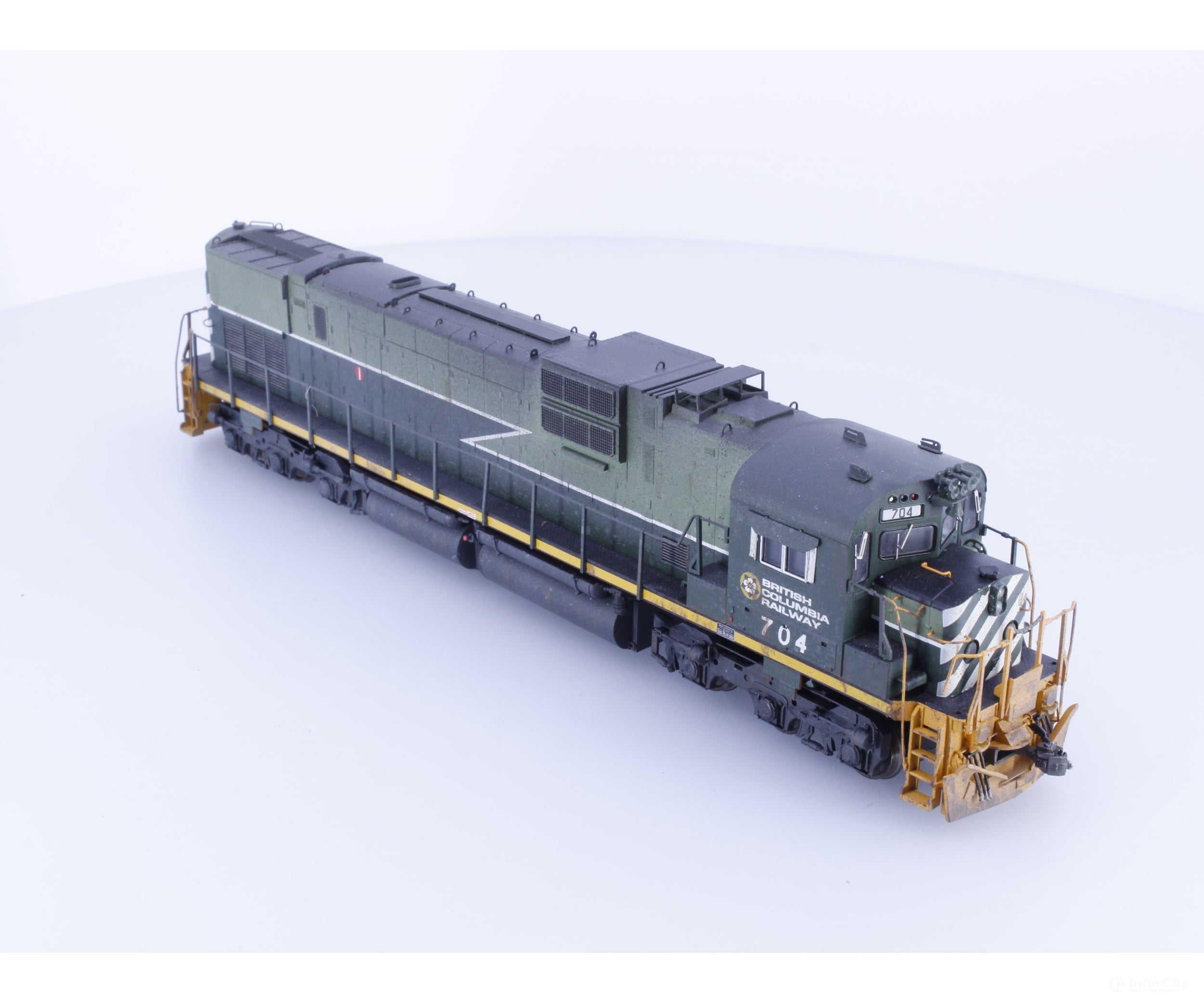 Bowser 23448 HO Alco C630M Diesel Locomotive Lightly Weathered BC Rail (BCOL) 704 DCC & Tsunami Sound Locomotives