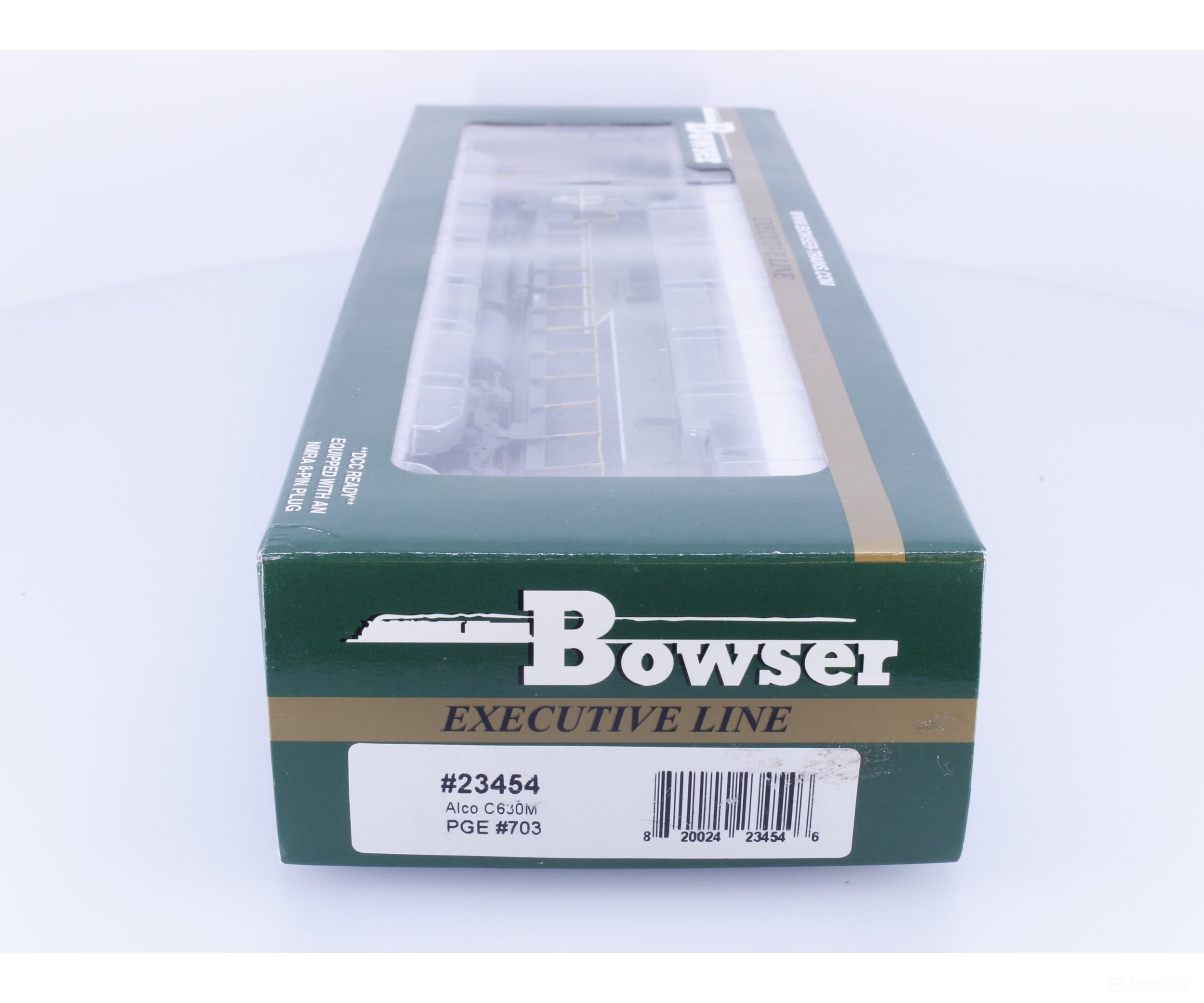 Bowser 23454 HO Alco C630M Diesel Locomotive Lightly Prof. Weathered Digitrax Decoder Pacific Great Eastern (PGE) 703
