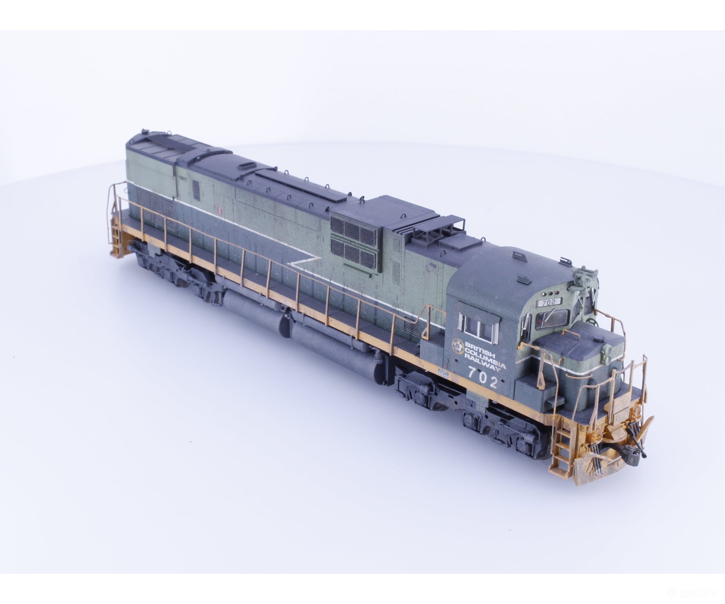 Bowser 23743 HO MLW C630M Diesel Locomotive Medium Prof. Weathering Factory Tsunami Sound BC Rail (BCOL) 702 DCC &