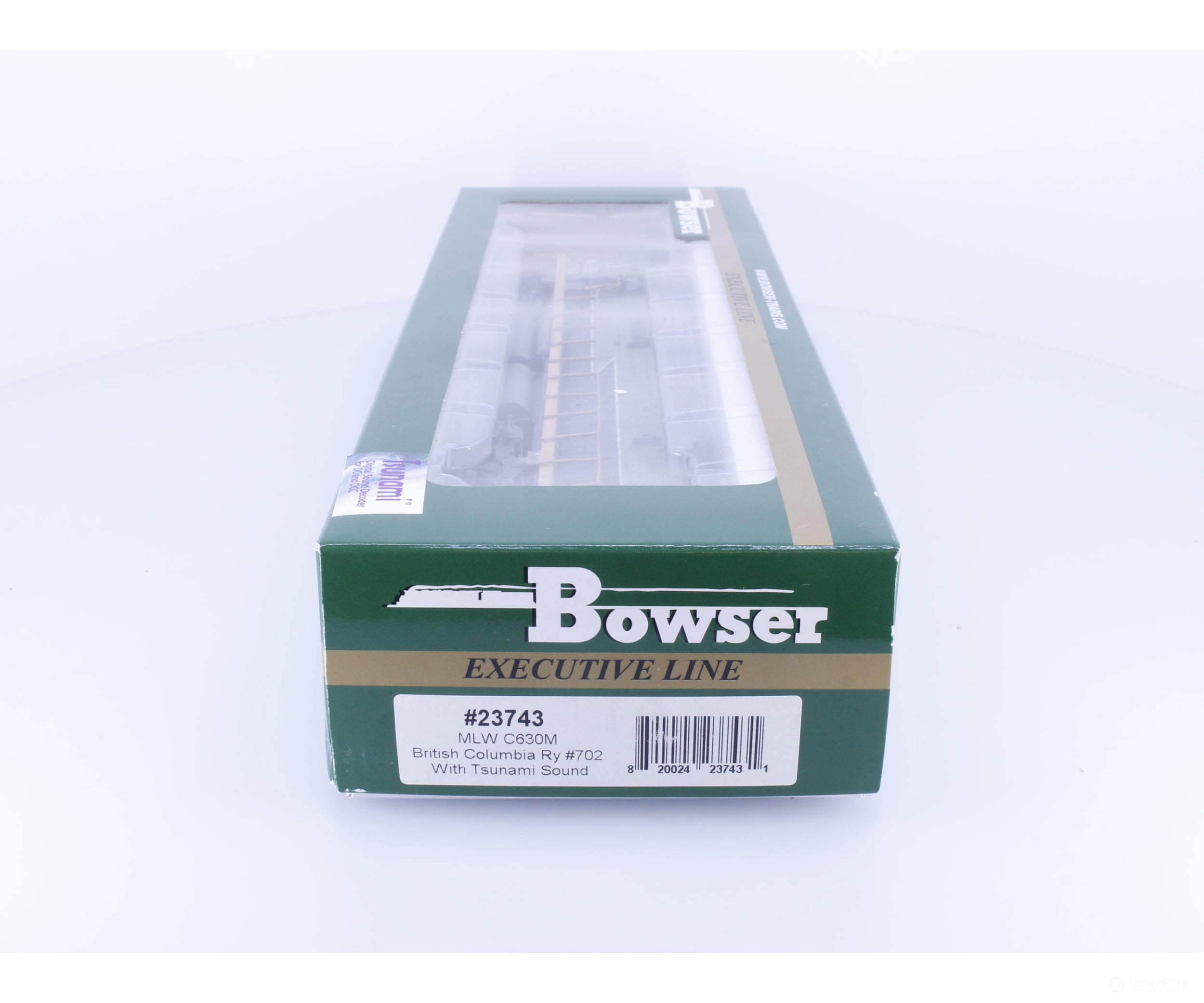 Bowser 23743 HO MLW C630M Diesel Locomotive Medium Prof. Weathering Factory Tsunami Sound BC Rail (BCOL) 702 DCC &