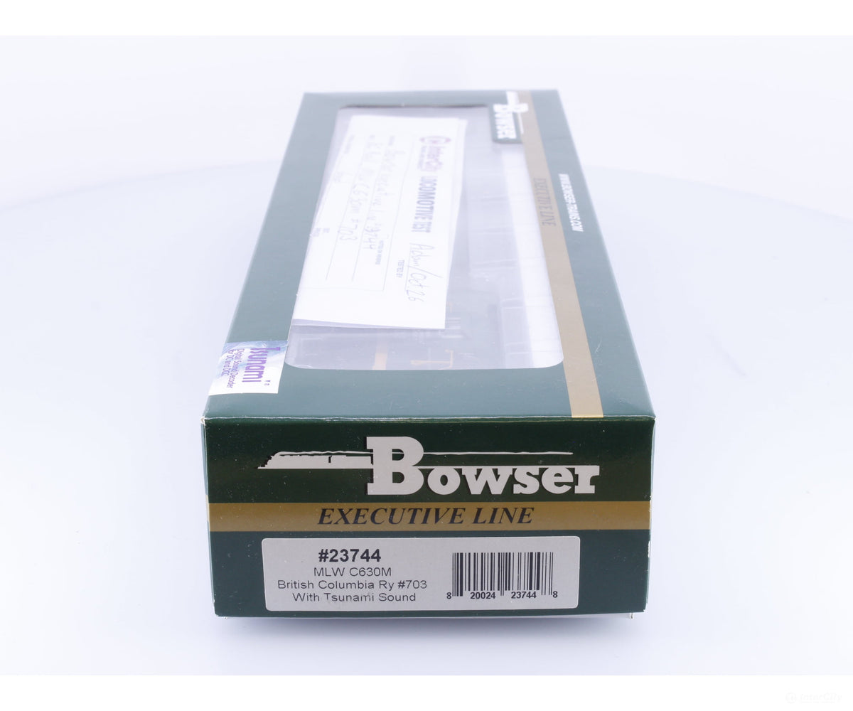 Bowser 23744 HO MLW C630M Diesel Locomotive with Tsunami Sound BC Rail (BCOL) 703 DCC & Sound - Locomotives