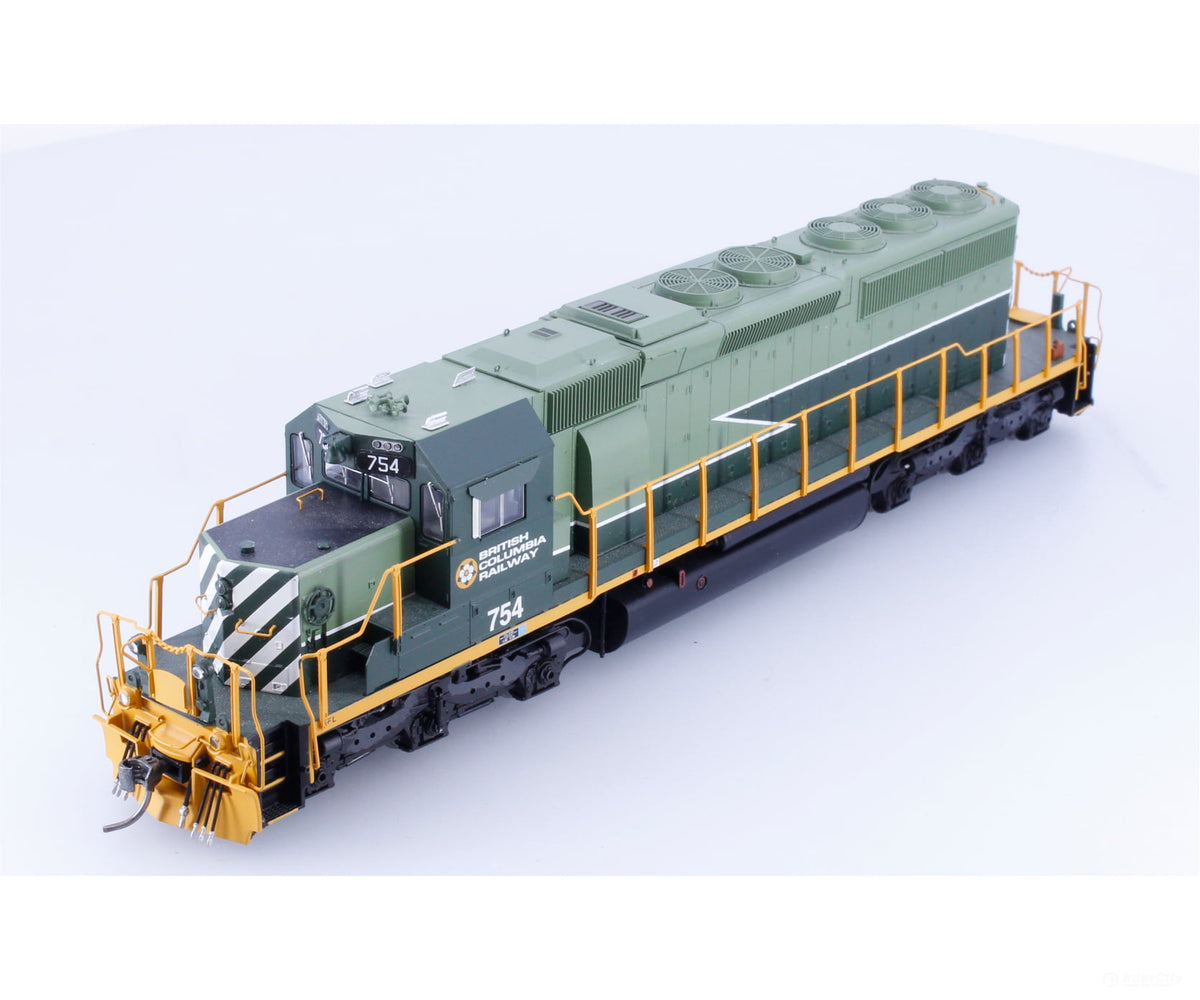 Bowser 24125 HO GMD SD40-2 Diesel Locomotive BC Rail (BCOL) 754 DCC - Locomotives