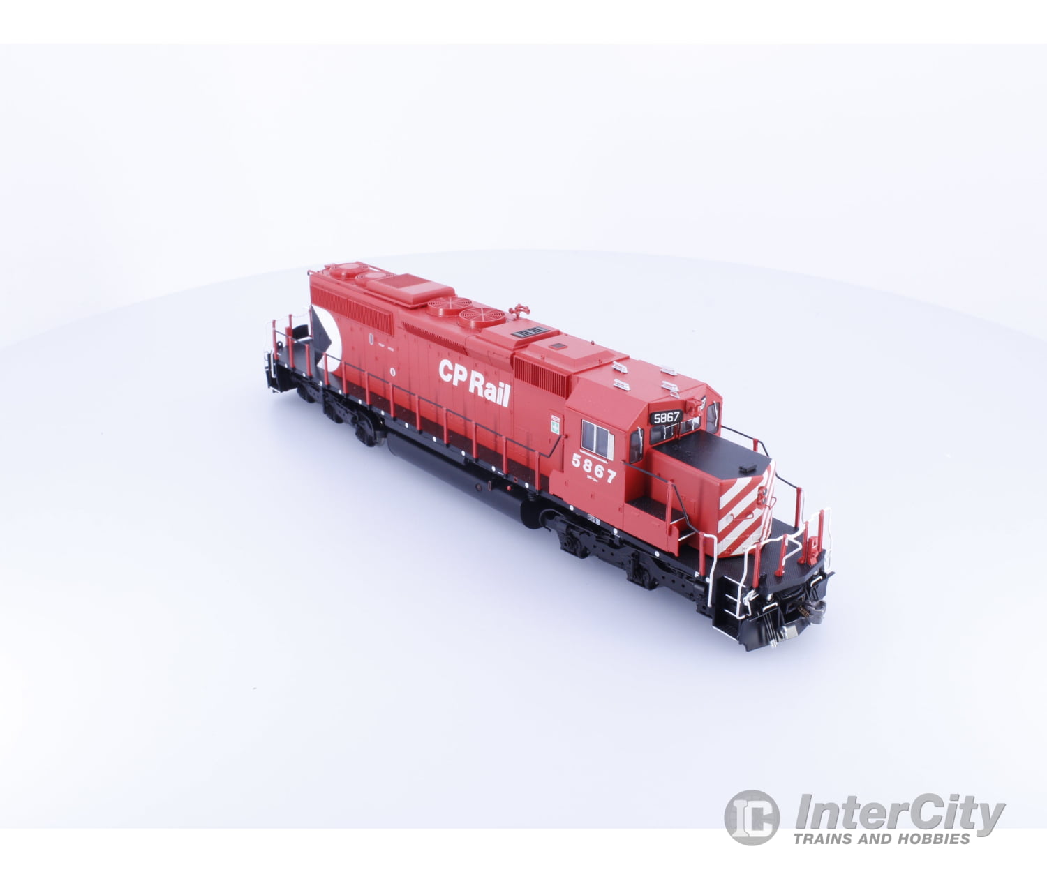 Bowser 25325 HO SD40-2 Diesel Locomotive Plows on Both Ends Canadian Pacific (CP) 5867 DCC & Sound Locomotives