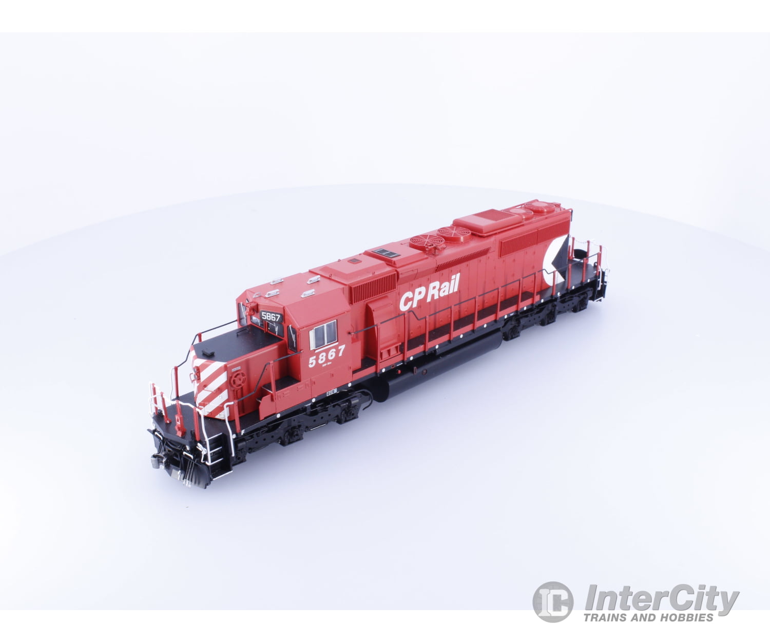 Bowser 25325 HO SD40-2 Diesel Locomotive Plows on Both Ends Canadian Pacific (CP) 5867 DCC & Sound Locomotives
