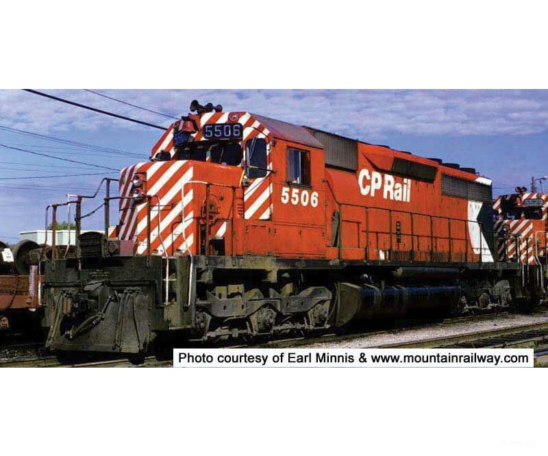 Bowser Ho #24941 Cp Rail 5’’ Stripes Large Multi Mark No Ditch Lights Road #5506 Dcc/Sound