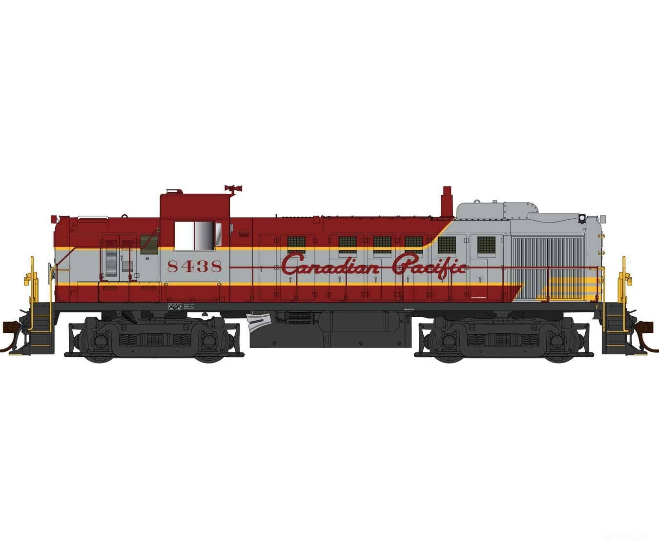 Bowser Ho 25267 Alco Rs3 - Loksound & Dcc Canadian Pacific #8438 (Maroon Gray Yellow Script