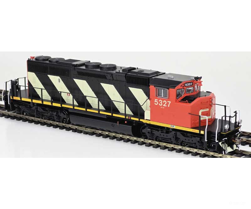 Bowser HO 25377 GMD SD40-2W - LokSound 5 and DCC - Canadian National #5327 (Sergeant Stripes black white red)