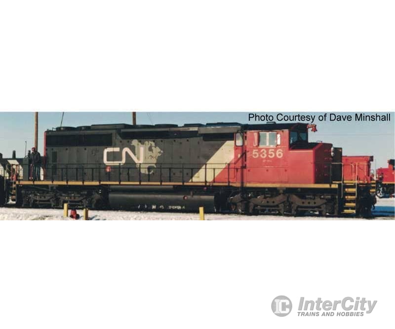 Bowser Manufacturing Co. HO 25397 GMD SD40-2W - LokSound 5 and DCC - Canadian National #5356 (black red white CNNA Map
