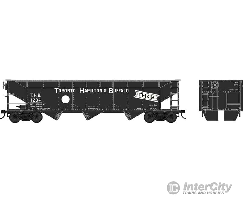Bowser Manufacturing Co. Ho 42319 70-Ton Offset Hopper - Ready To Run -- Toronto Hamilton & Buffalo