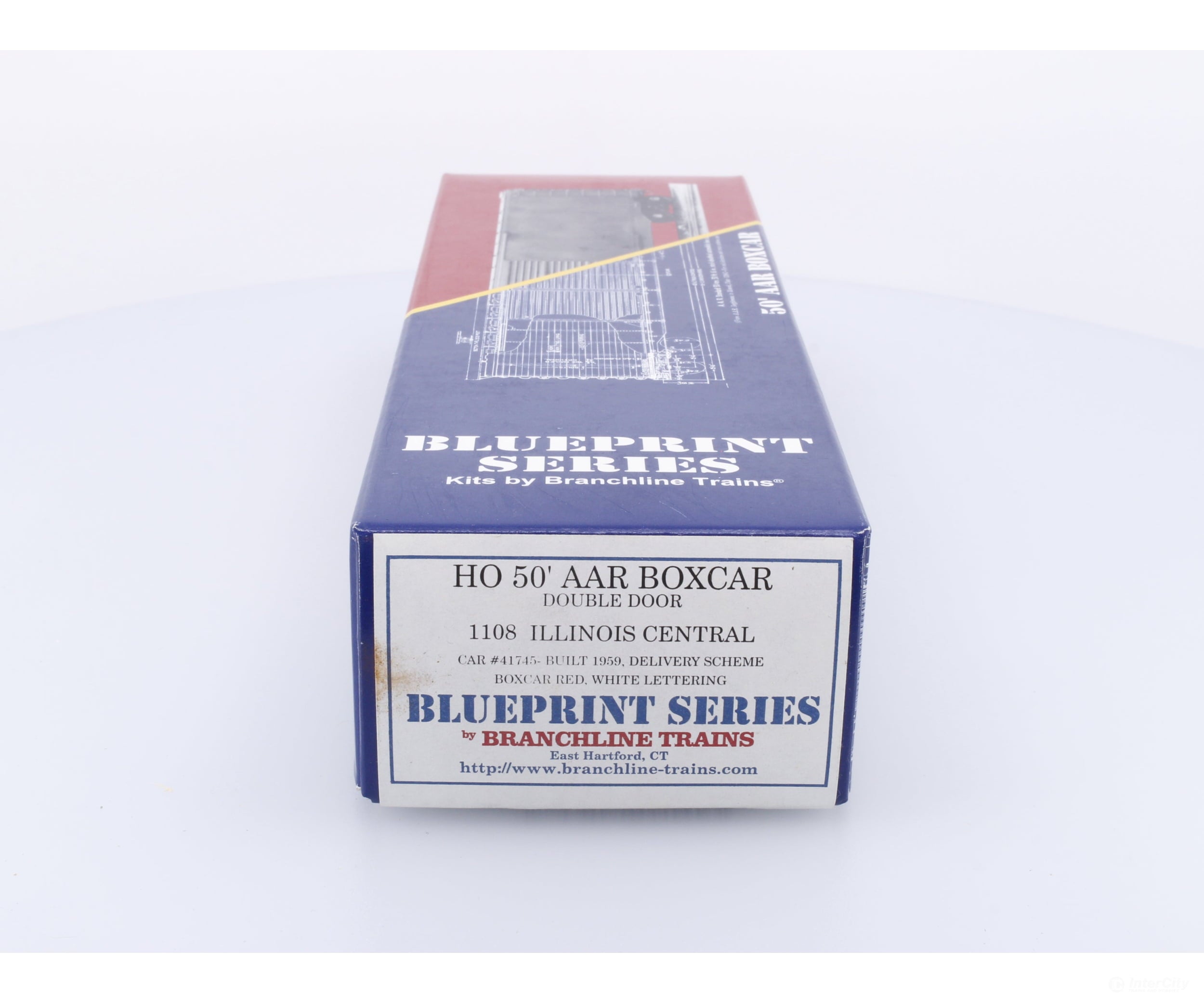 Branchline Trains 1108 HO 50’ AAR Boxcar Kit Illinois Central (IC) 41745 Freight Cars