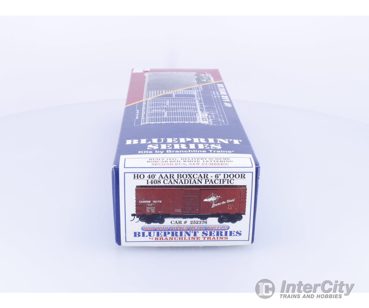 Branchline Trains 1408 HO 40’ AAR Boxcar Kit Canadian Pacific (CP) 252376 Freight Cars