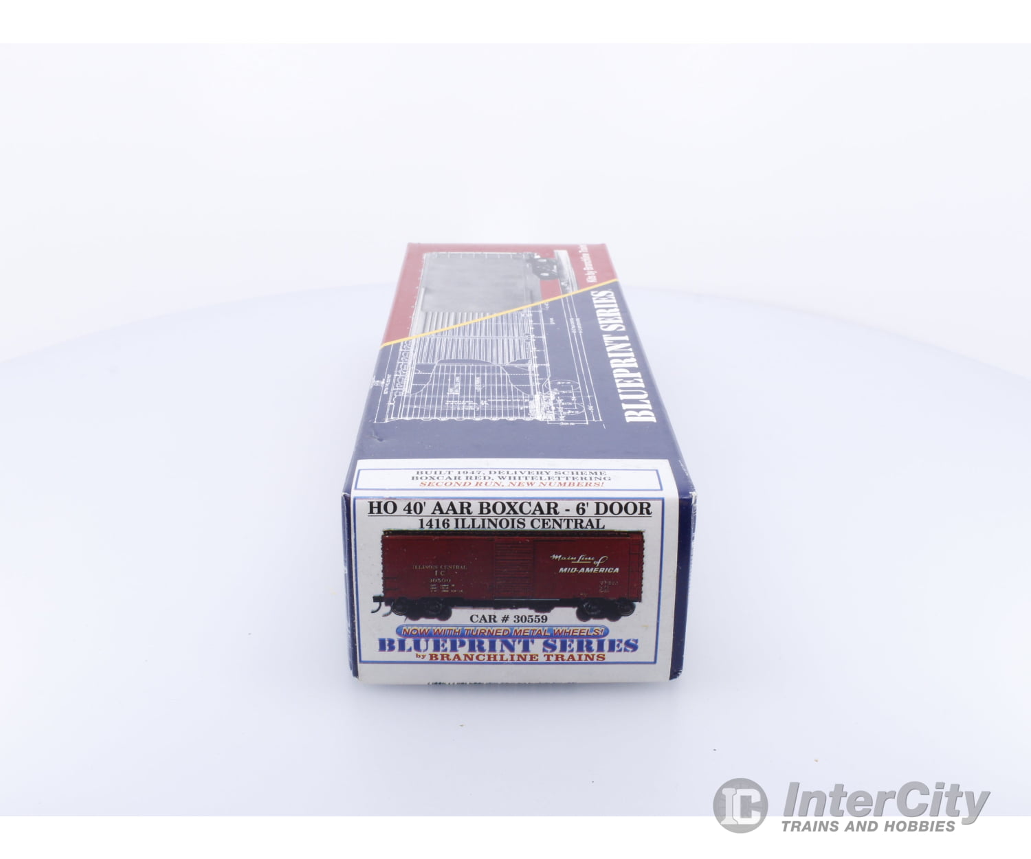 Branchline Trains 1416 HO 40’ AAR Boxcar 6’ Door Kit Illinois Central (IC) 30559 Freight Cars