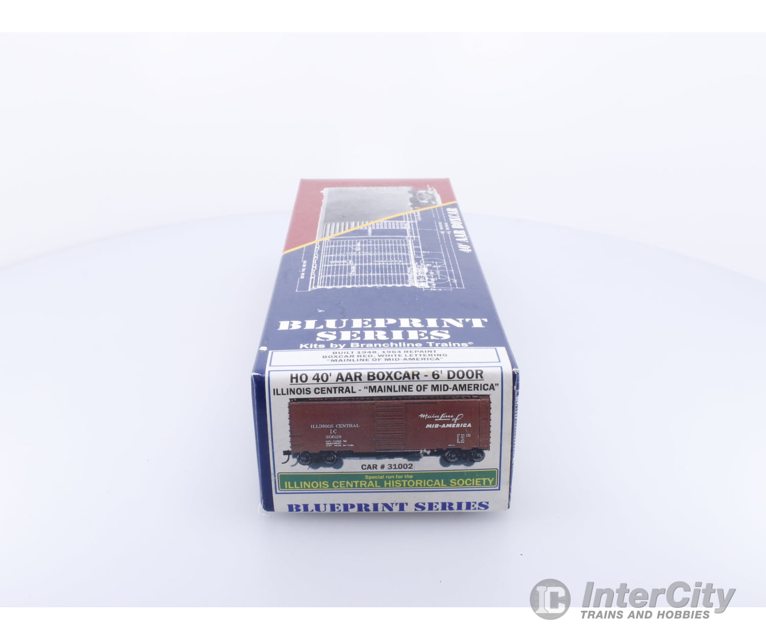 Branchline Trains IC40 HO 40’ AAR Boxcar 6’ Door Kit Illinois Central (IC) 31002 Freight Cars