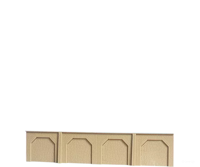 Brawa 2700 N Retaining Wall with 2 arcades Scenery Details