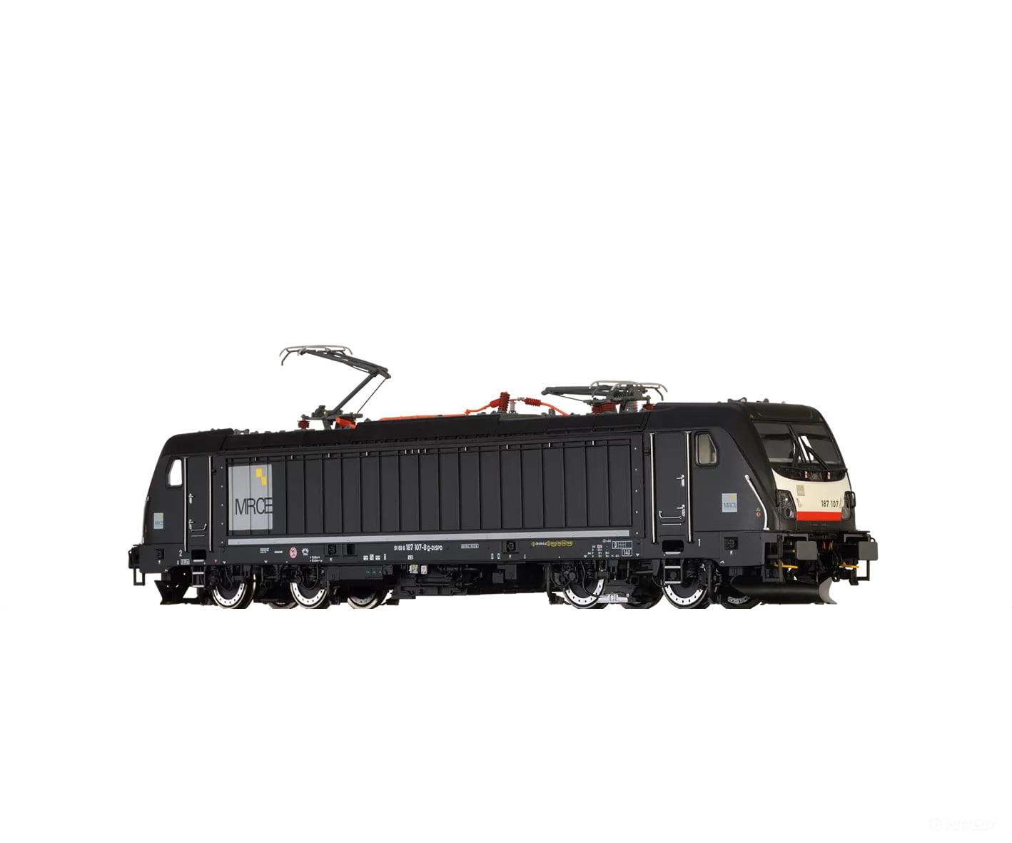 Brawa 43830 HO TRAXX Electric Locomotive BR 187 MRCE (Digital Extra w. Sound) - European Locomotives