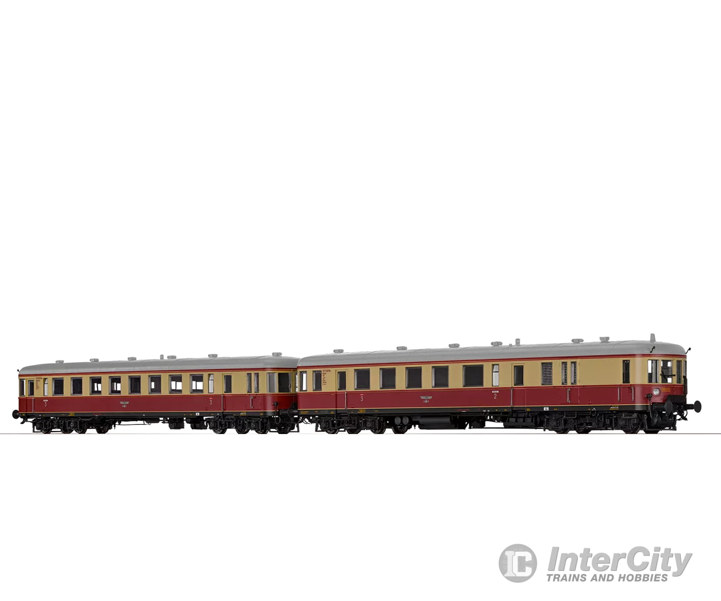 Brawa 44719 Ho Diesel Railcar Br Vt 137 And Trailer Vs 145 Drg (Ac Digital Extra W. Sound) European