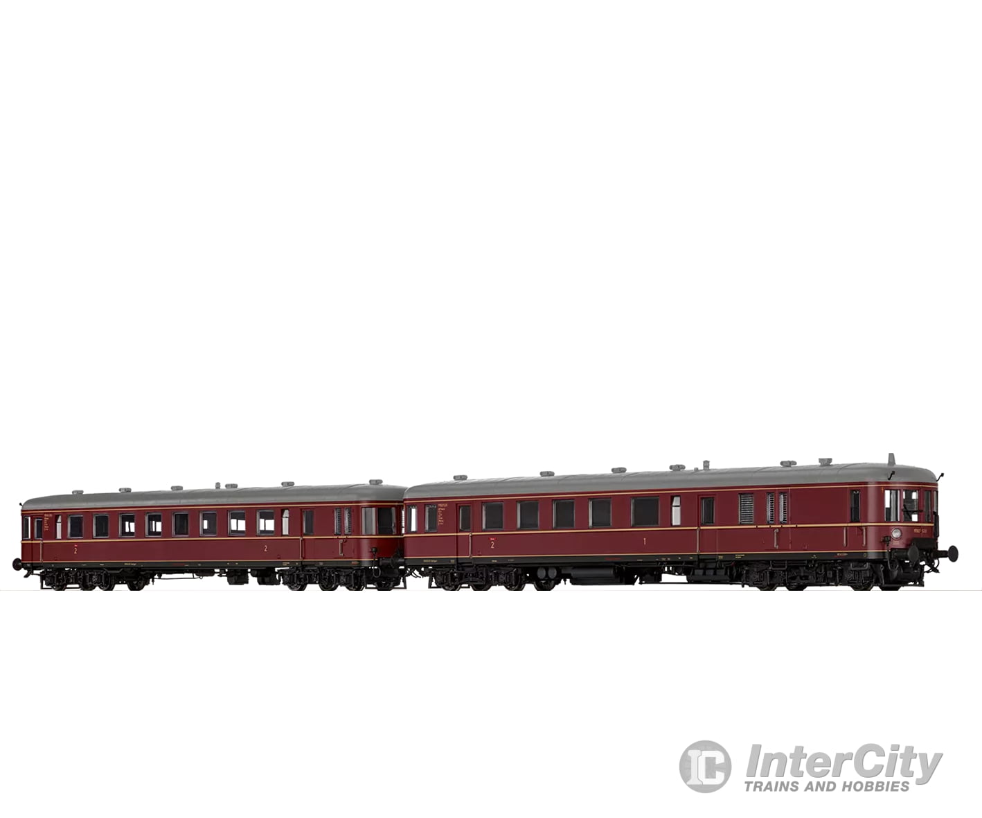 Brawa 44722 Ho Diesel Railcar Br Vt 60.5 And Trailer Vs 145 Db (Digital Extra W. Sound) European