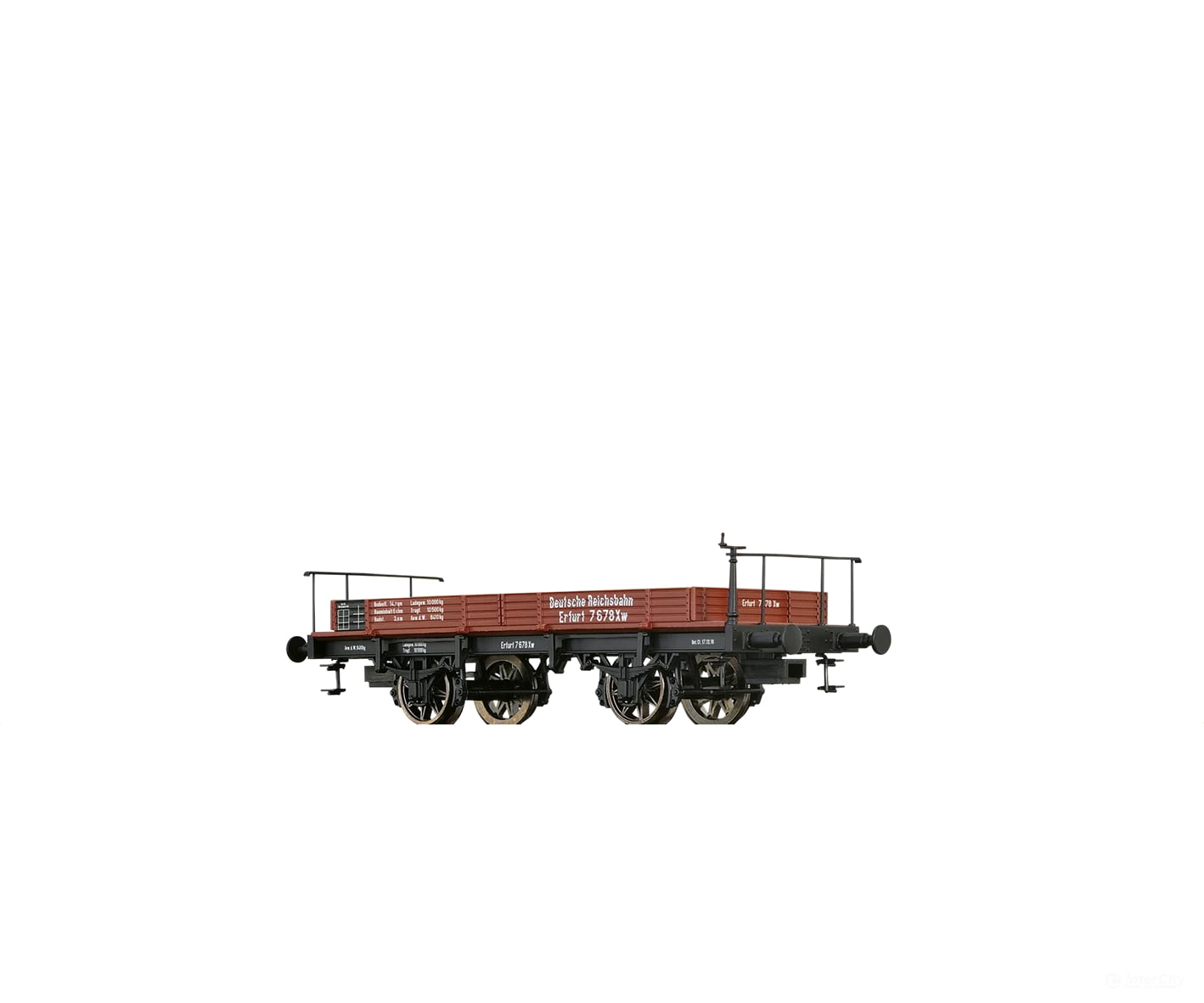 Brawa 47736 Ho Flat Car Xw Drg European Freight Cars