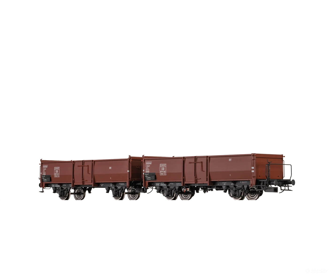 Brawa 48639 Ho Open Freight Cars Omm52 Db Set Of 2 European