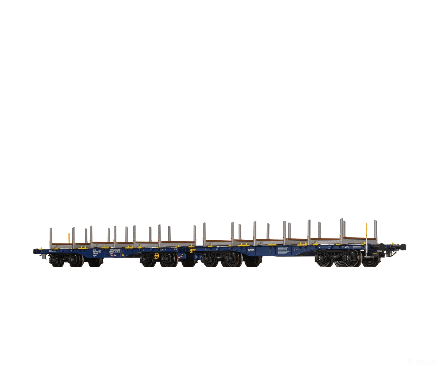 Brawa 51173 Ho Flat Car Sggrrs Vtg European Freight Cars