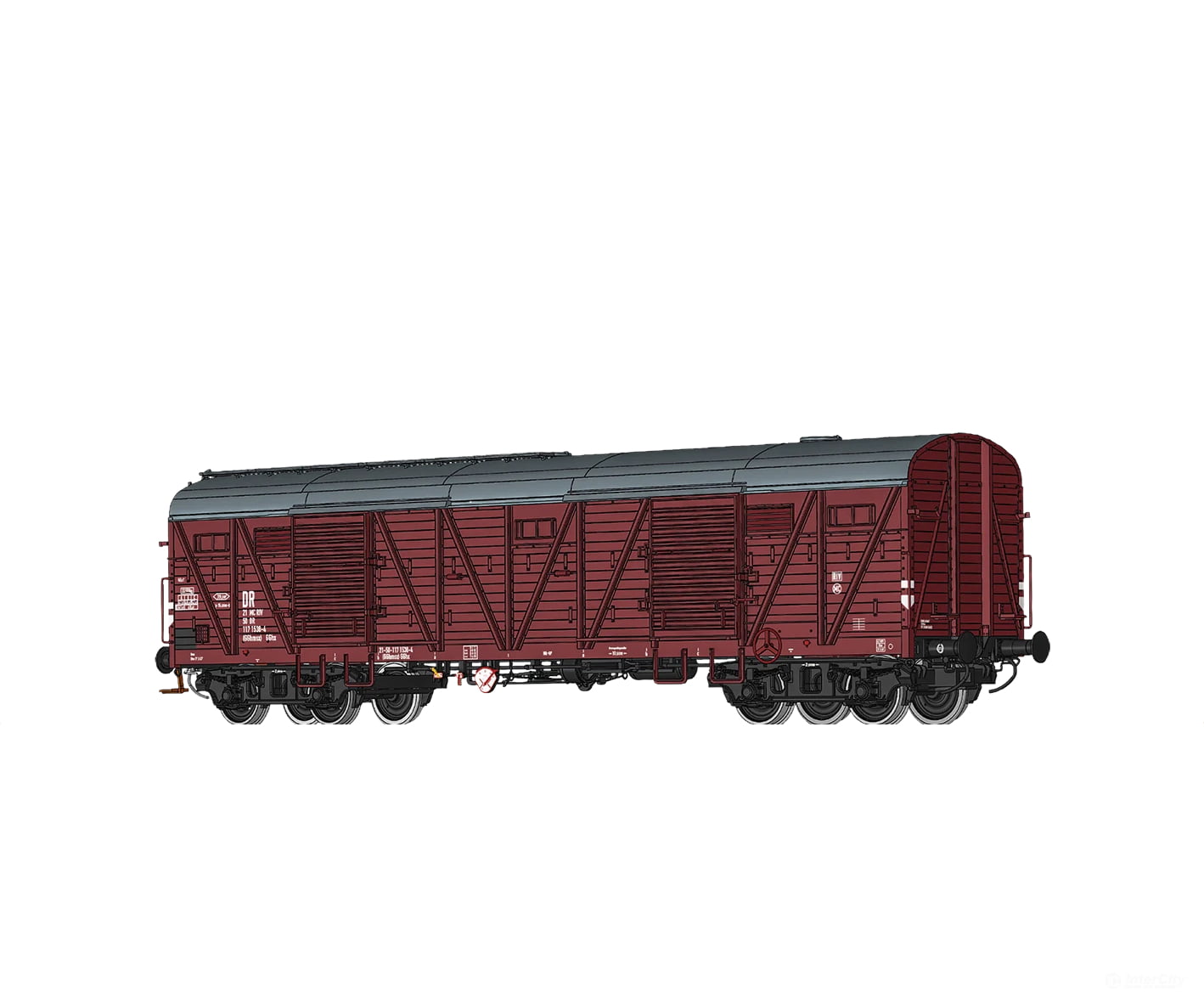 Brawa 51269 Ho Covered Freight Car (Gghmsx) Gghx Dr European Cars