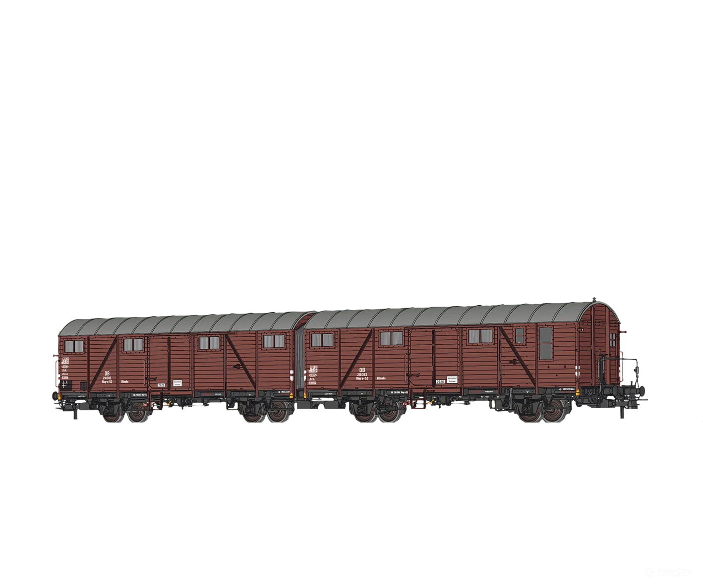 Brawa 51297 Ho Covered Freight Car Hbqrs-52 Db European Cars