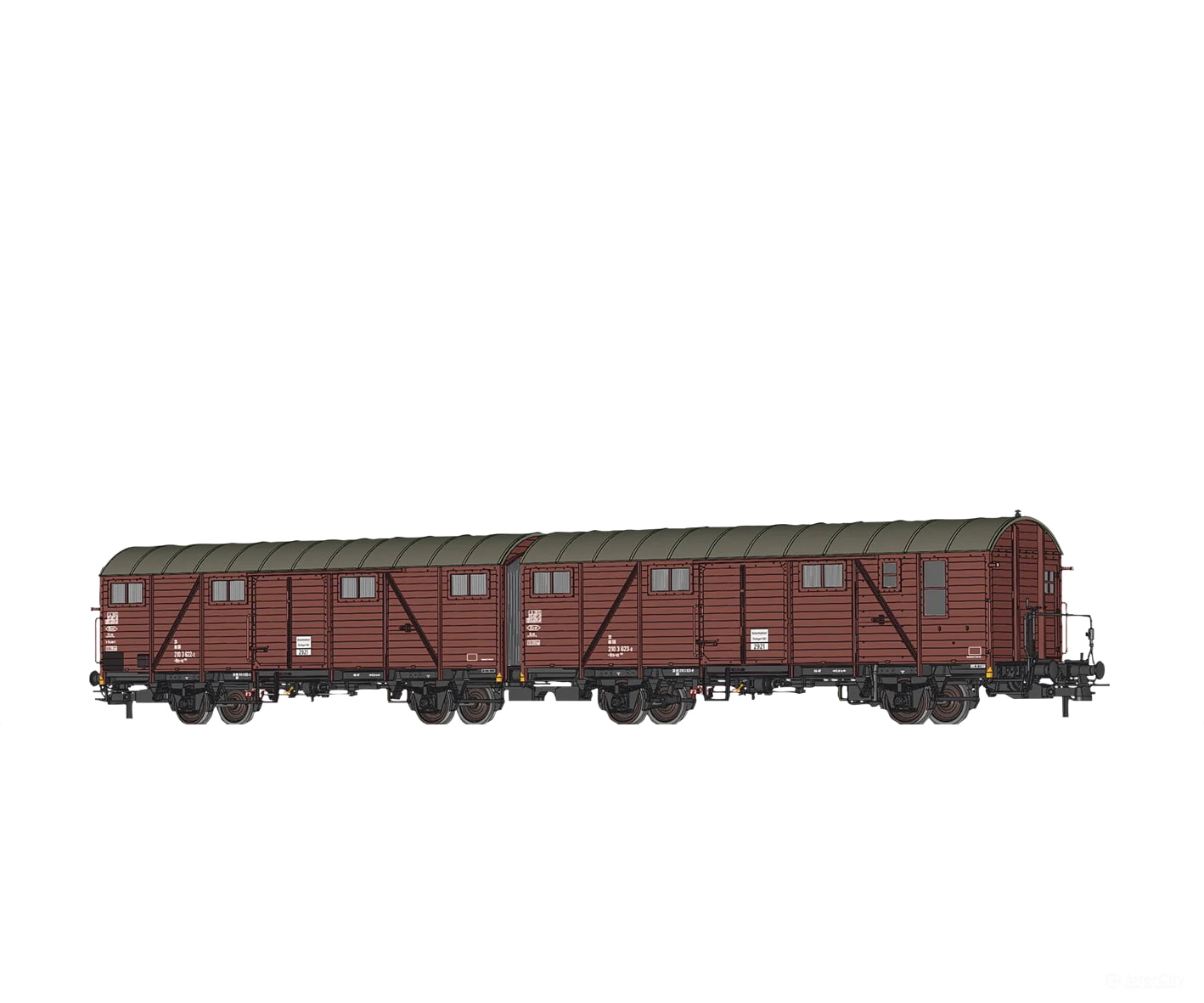 Brawa 51298 Ho Covered Freight Car Gllmehs52 Db European Cars