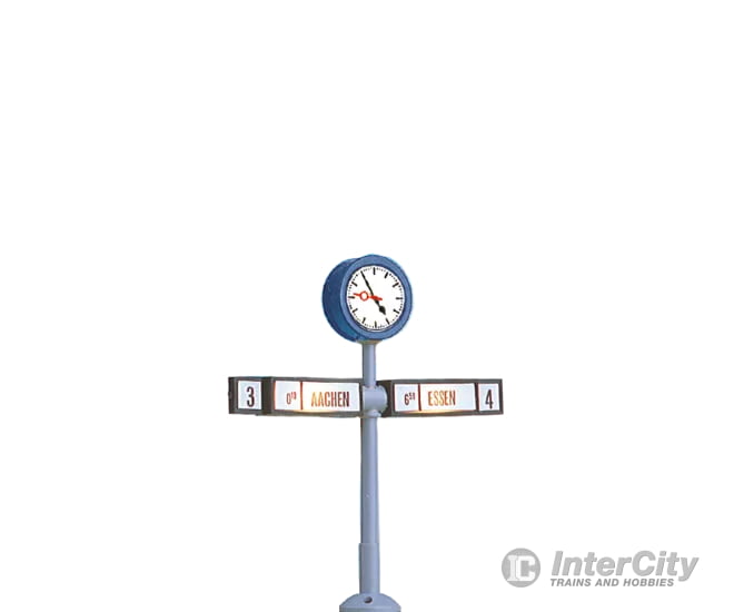 Brawa 5290 HO Platform Clock with Train Direction Signs Lights & Electronics