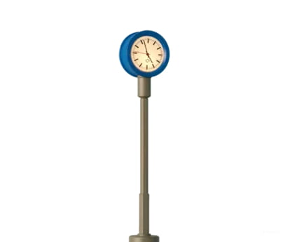 Brawa 84153 Ho Platform Clock Pin-Socket Led Lights & Electronics