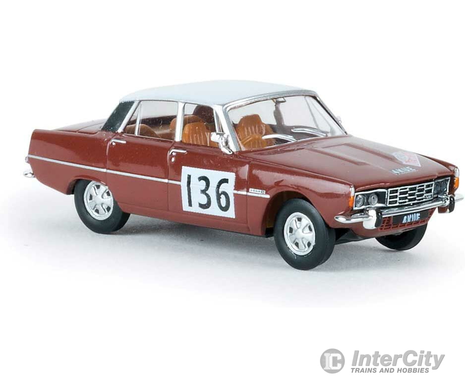 Brekina Ho 15108 1962-1976 Rover P6 Sedan W/Left Hand Drive Spare Tire - Assembled -- 1965 Rallye