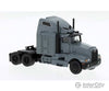 Brekina Ho 85928 1984 Kenworth T600 Sleeper-Cab Tractor Only - Assembled Matte Gray Cars & Trucks
