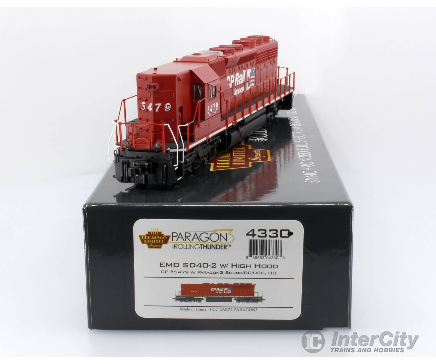 Broadway Limited Ho Scale Canadian Pacific Sd40-2 High-Nose Diesel Locomotive #5479 With Paragon3