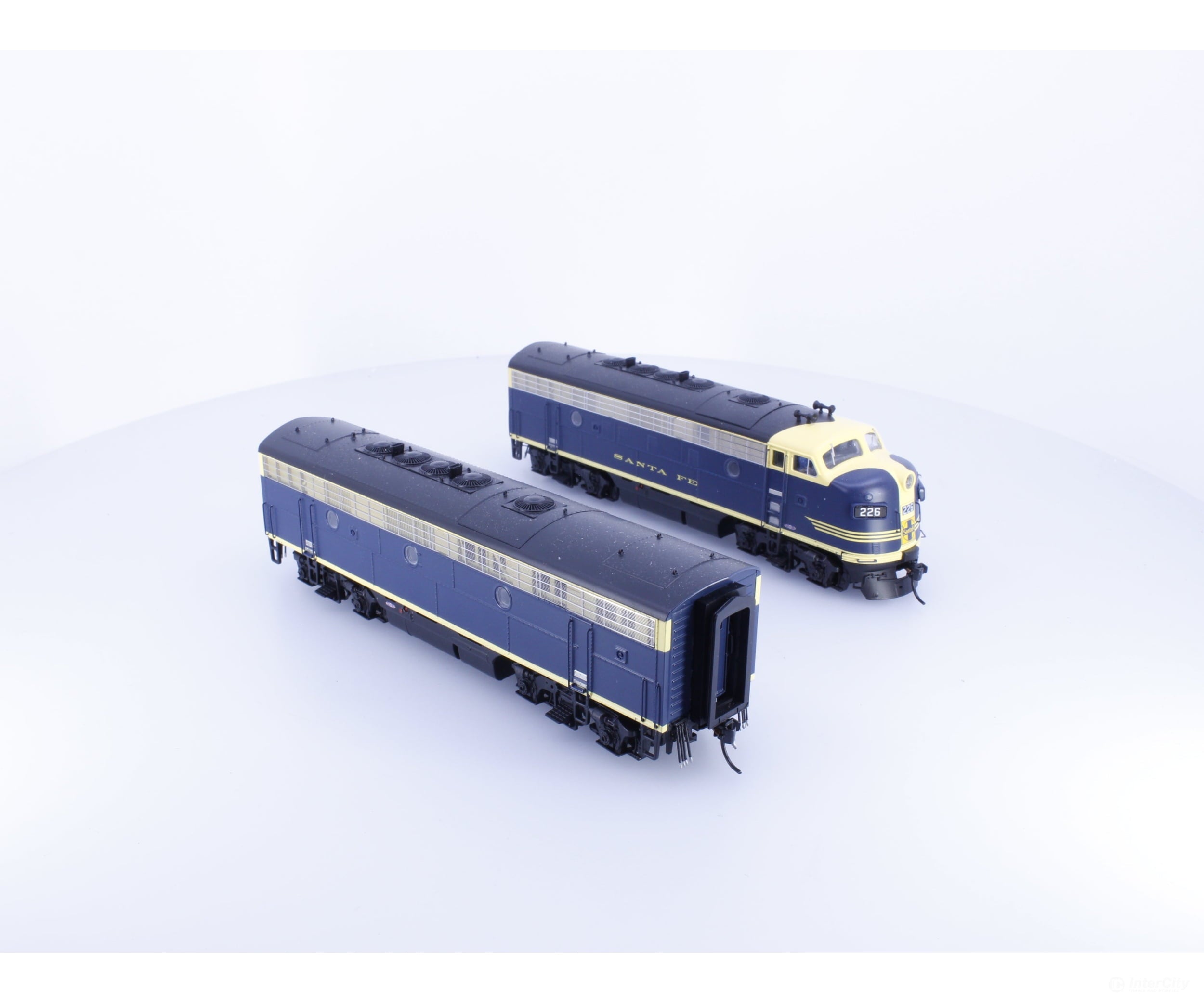 Broadway Limited Imports 6674 HO EMD Powered F7A/Unpowered F7B Diesel Locomotive Set Cat Whiskers Freight Scheme