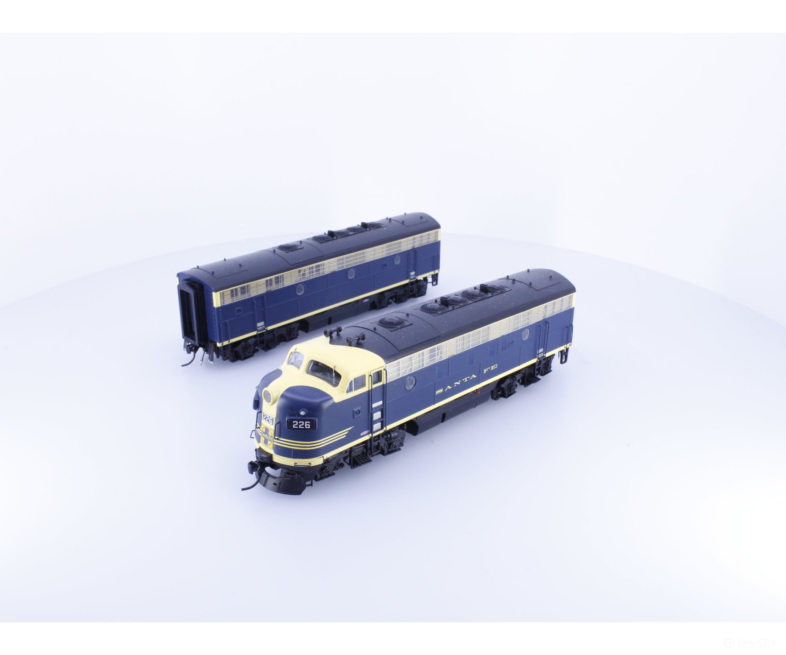 Broadway Limited Imports 6674 HO EMD Powered F7A/Unpowered F7B Diesel Locomotive Set Cat Whiskers Freight Scheme
