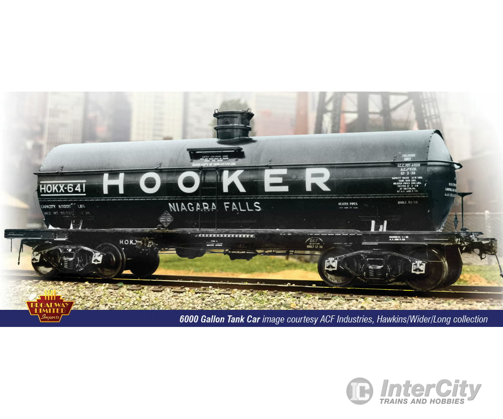 Broadway Limited Imports Ho 6122 Acf Type 27/Icc-105 6 000-Gallon Tank Car 4-Pack - Ready To Run --