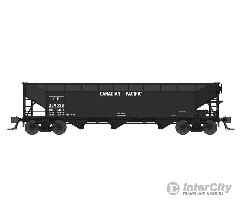 Broadway Limited Imports Ho 8111 Aar 70-Ton 3-Bay Hopper W/Load - Ready To Run -- Canadian Pacific