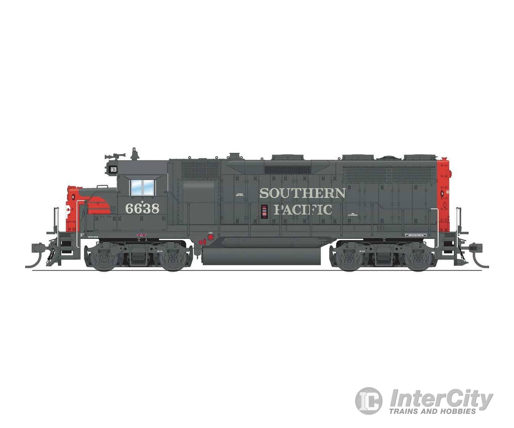 Broadway Limited Imports HO 8934 EMD GP35 Low Nose - Sound and DCC - Paragon4(TM) - Southern Pacific #6652 (gray red SP