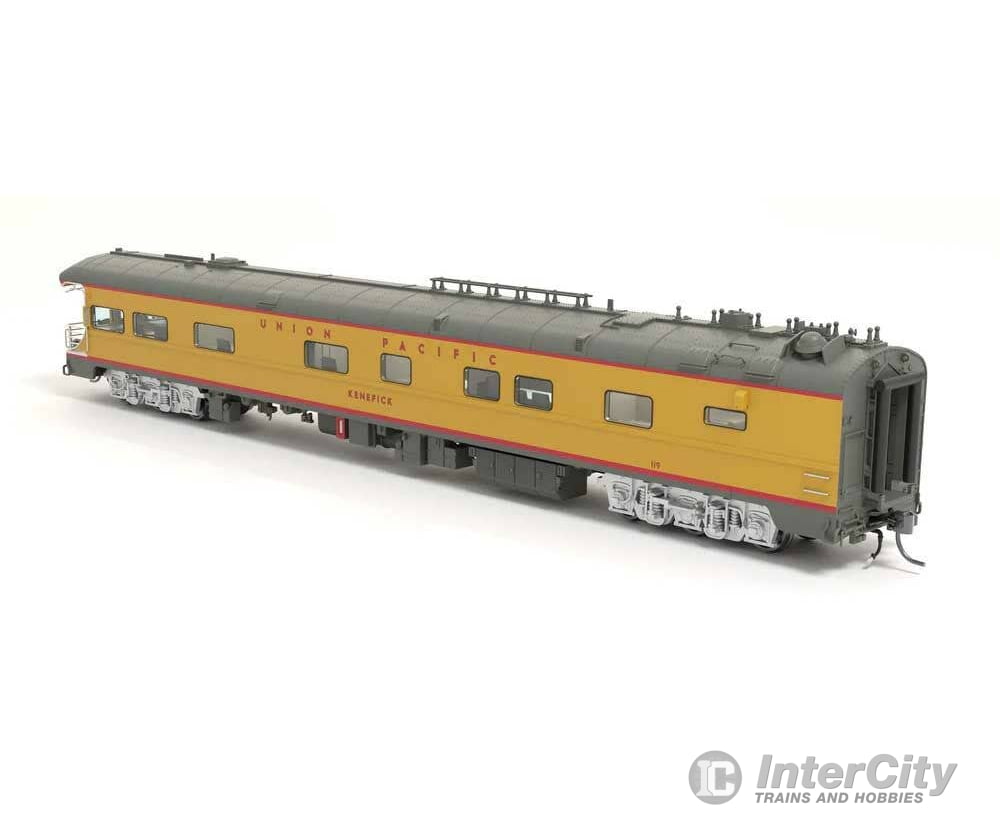 Broadway Limited Imports HO 9013 Business Car Observation - Ready to Run - Union Pacific #119 ’Kenefick’ (Armour Yellow
