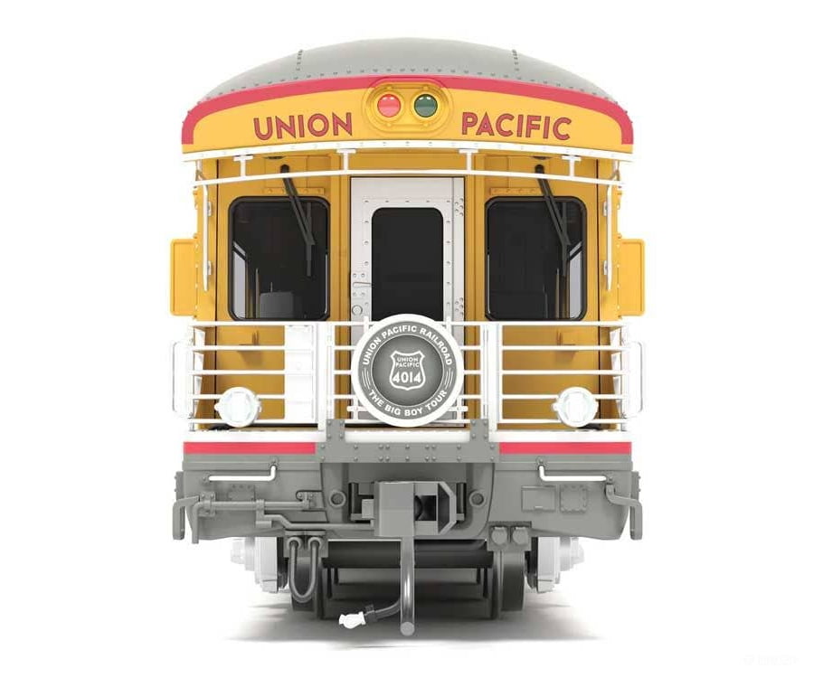 Broadway Limited Imports HO 9592 Business Car Observation UP #101 - Union Pacific #101 Lincoln (Armour Yellow gray red