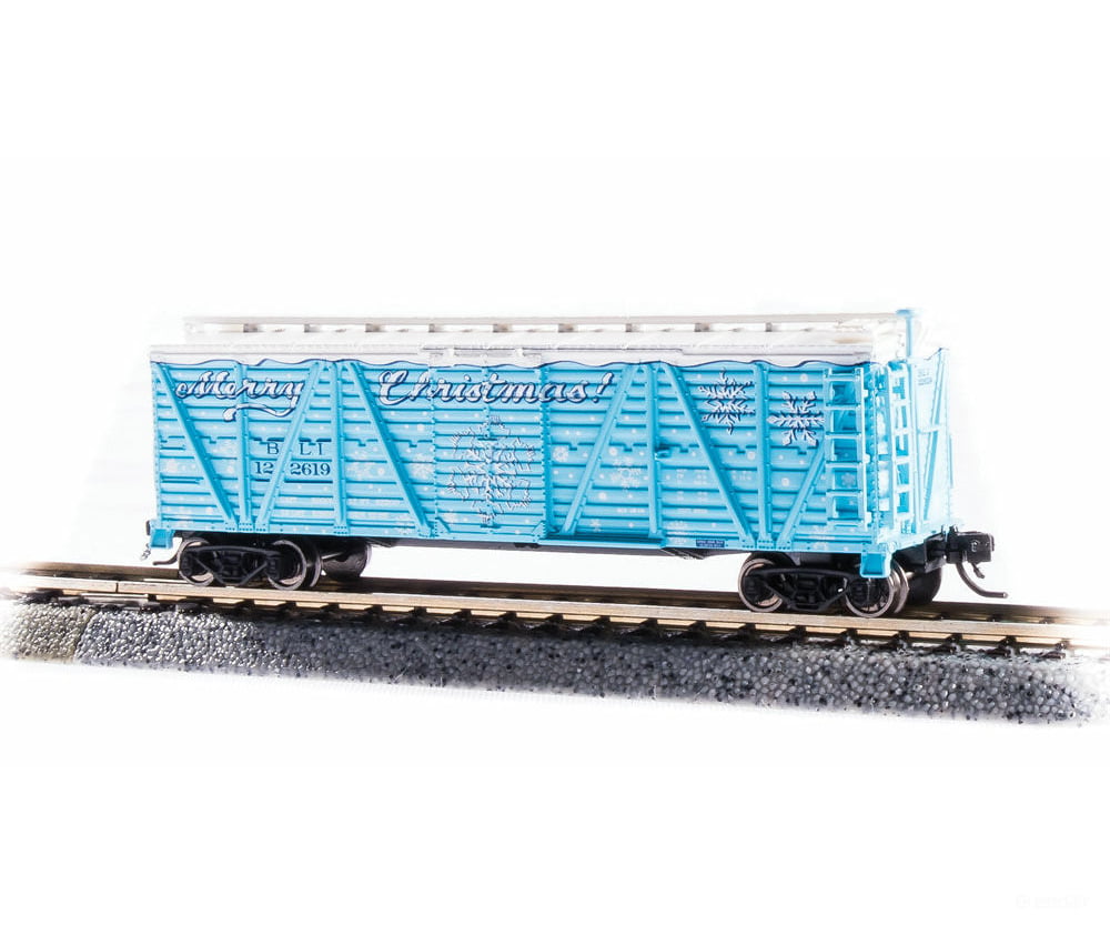 Broadway Limited Imports N 6598 Prr K7 Stock Car No Sound 2-Pack - Ready To Run -- Merry Christmas