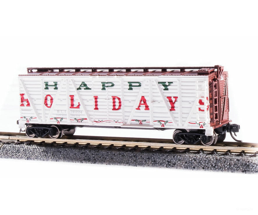 Broadway Limited Imports N 6599 Prr K7 Stock Car No Sound 2-Pack - Ready To Run -- Happy Holidays