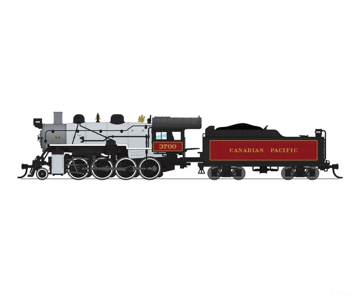 Broadway Limited Imports N 8379 2-8-0 Consolidation - Sound Smoke and DCC Paragon4(TM) - Canadian Pacific #3718 (gray