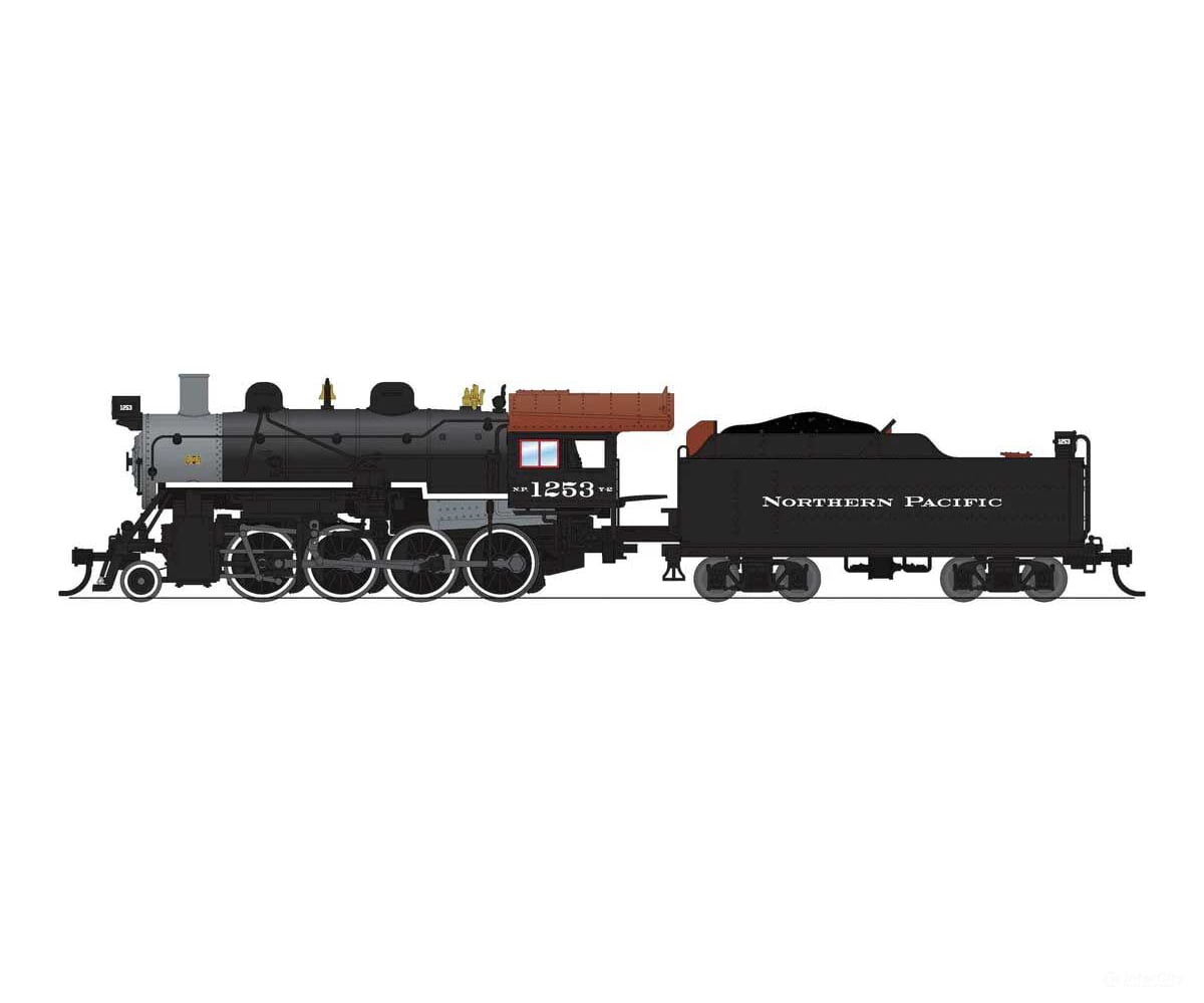 Broadway Limited Imports N 8385 2-8-0 Consolidation - Sound Smoke and DCC Paragon4(TM) - Northern Pacific #1254 (black