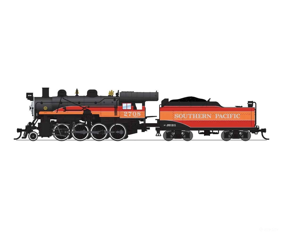 Broadway Limited Imports N 8404 2-8-0 Consolidation - Standard DC - Stealth - Southern Pacific #2708 (Daylight black